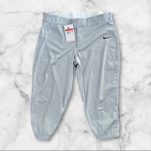 Nike Silver Golf Casual Pants with Elastic Waistband Woman